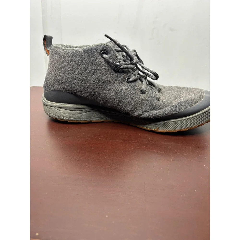 Grundens Deck Boss‎ Ankle Boots Mens 10 Gray Wool Felt Chukka 210135 60027025